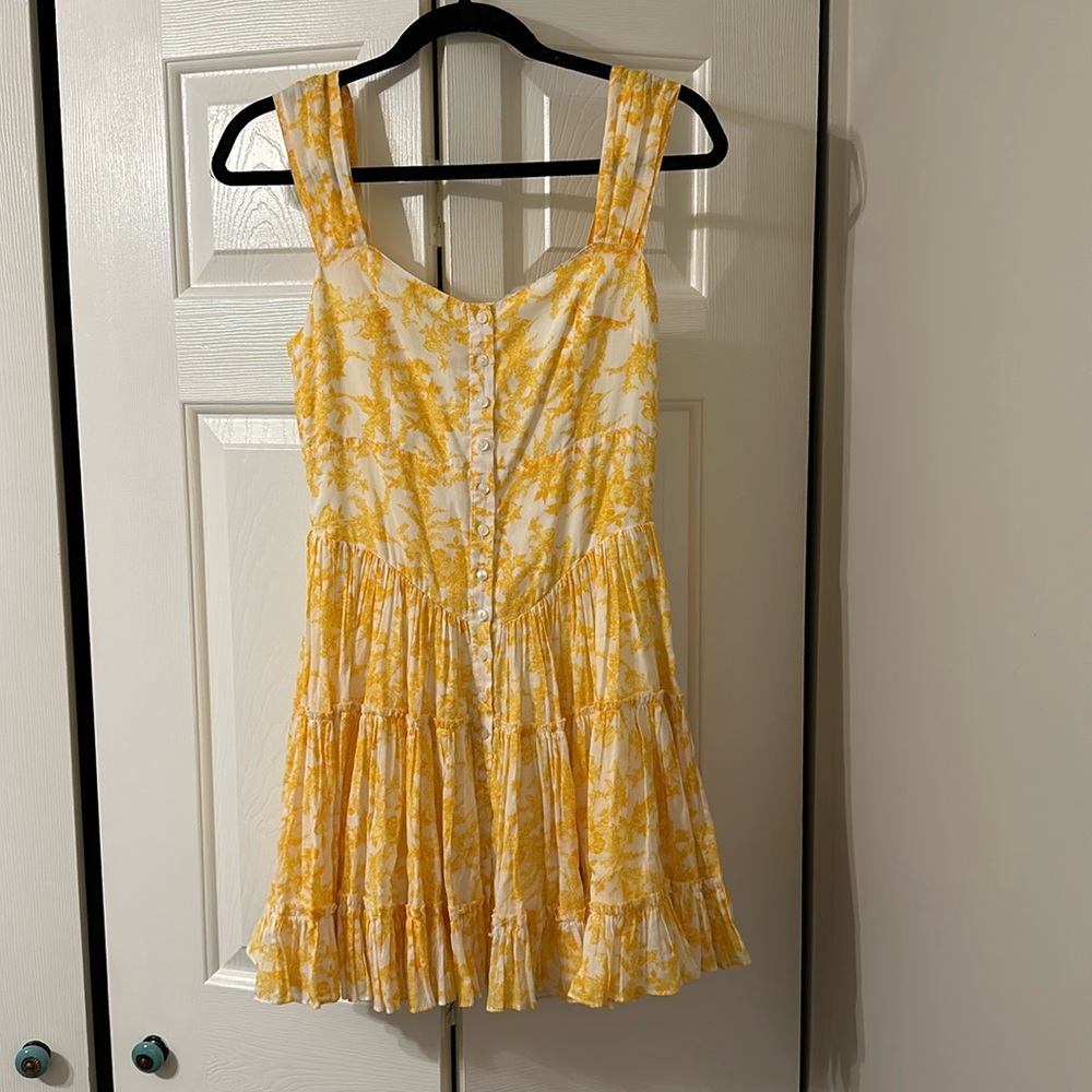 Free People yellow sundress